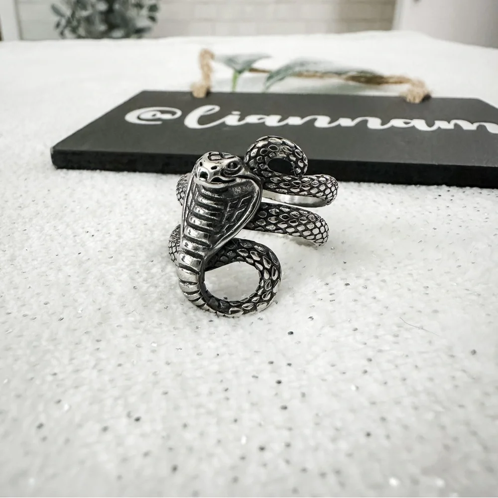 RICHSTEEL Cobra Snake Ring Size 11